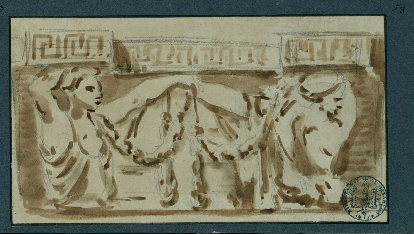 Bas-relief (égyptien ?) , [S.l.] : [s.n.], [1700-1800]