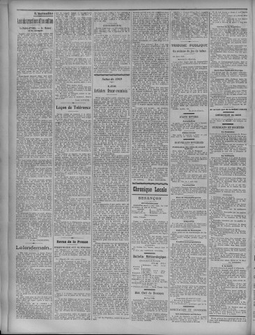 04/05/1909 - La Dépêche républicaine de Franche-Comté [Texte imprimé]