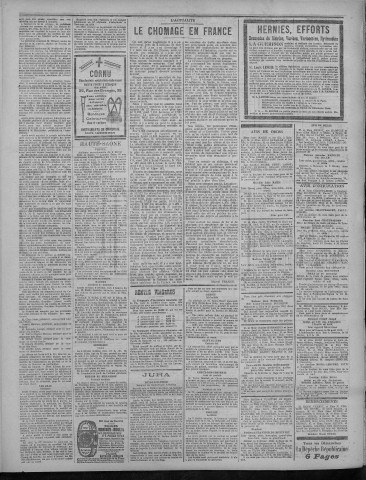 11/02/1922 - La Dépêche républicaine de Franche-Comté [Texte imprimé]