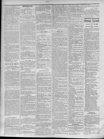 01/08/1905 - La Dépêche républicaine de Franche-Comté [Texte imprimé]