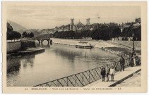 Besançon. Vue sur le Doubs. Quai de Strasbourg [image fixe] , Paris : Levy et Neurdein réunis, 1913 ?/1932