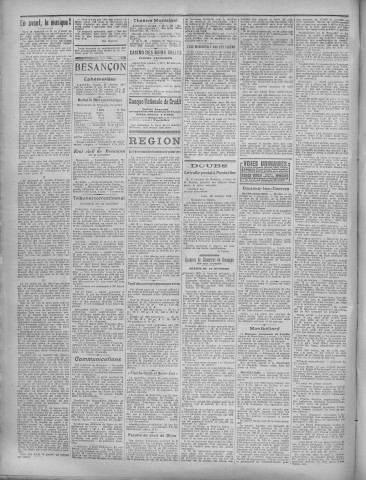 25/10/1919 - La Dépêche républicaine de Franche-Comté [Texte imprimé]