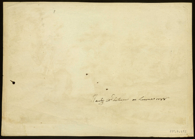 [Paysage, personnages avec un chien] [image fixe] / An. Carache delin. J B. Corneille Sculp. Cum privil Regis , 1669/1695