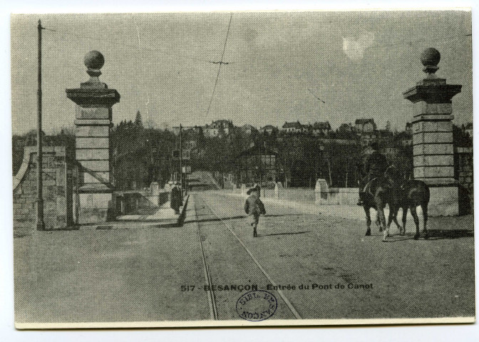 Besançon - Entrée du Pont de Canot [image fixe] , 1904/1907