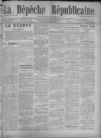 25/09/1917 - La Dépêche républicaine de Franche-Comté [Texte imprimé]