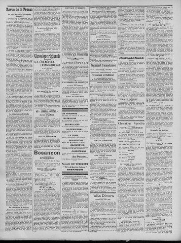12/01/1932 - La Dépêche républicaine de Franche-Comté [Texte imprimé]