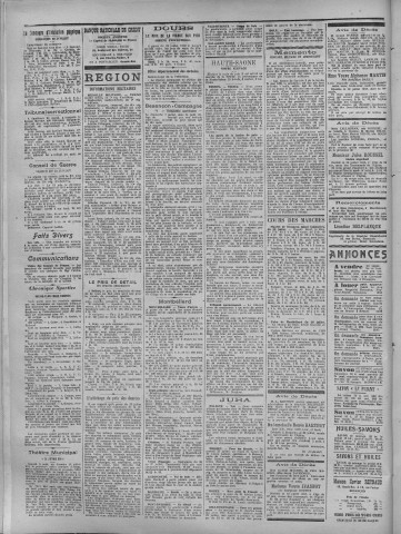 31/07/1918 - La Dépêche républicaine de Franche-Comté [Texte imprimé]