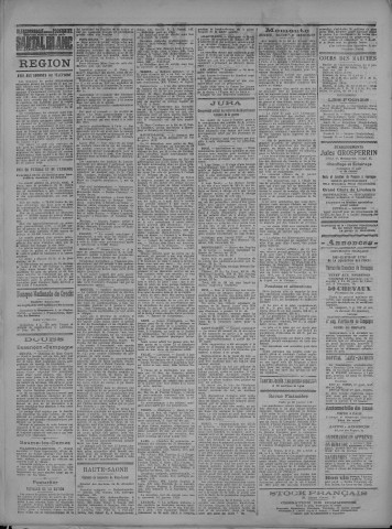 12/01/1920 - La Dépêche républicaine de Franche-Comté [Texte imprimé]