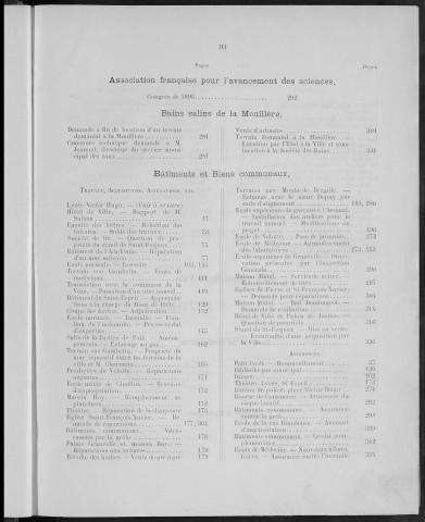 Registre des délibérations du Conseil municipal pour l'année 1891 (imprimé)