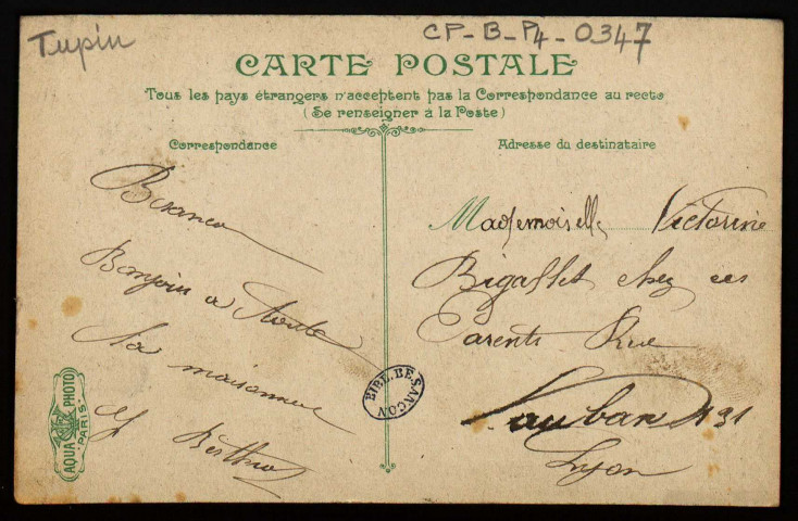 Besançon. La Porte Taillée [image fixe] , Besançon : L. V. & Cie, 1904/1920
