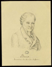 Antoine Benoît. Buste légèrement tourné à droite, regardant de face [dessin] , [S.l.] : [s.n.], [1800-1899]