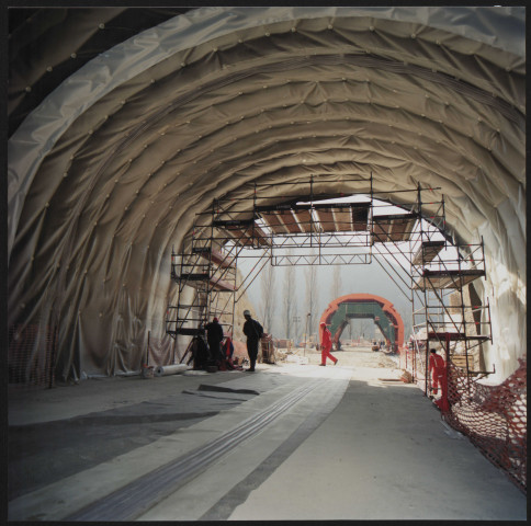 Quartier de la Boucle - Construction du tunnel routier sous la CitadelleM. Tupin