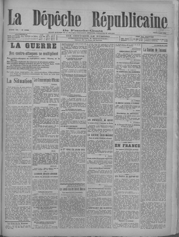 04/06/1918 - La Dépêche républicaine de Franche-Comté [Texte imprimé]
