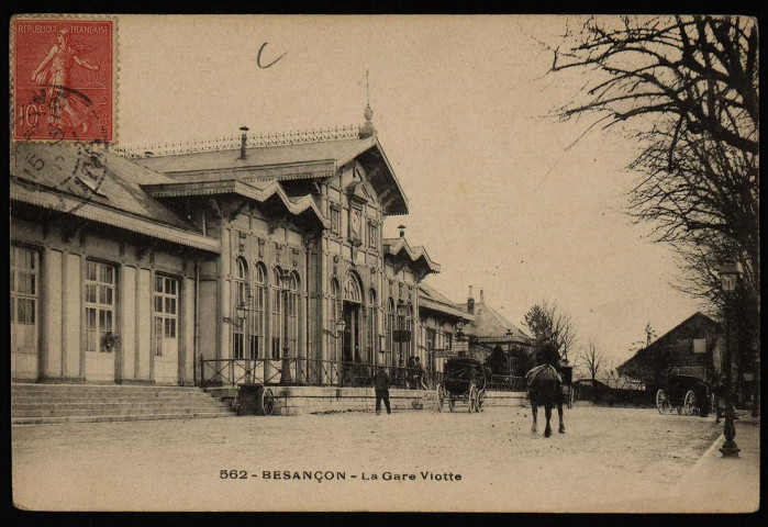 Besançon - Besançon - La Gare Viotte. [image fixe] , 1904/1907