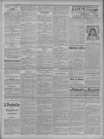09/12/1907 - La Dépêche républicaine de Franche-Comté [Texte imprimé]