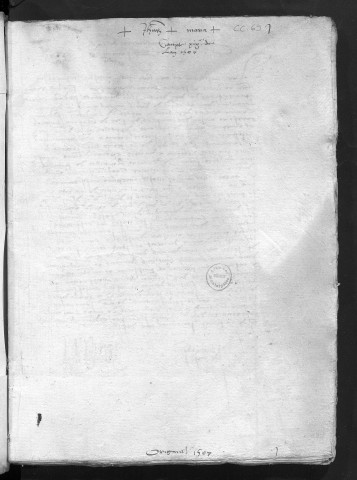 Comptes de la Ville de Besançon, recettes et dépenses, Compte de Pierre de Chaffoy (1er janvier - 31 décembre 1507)
