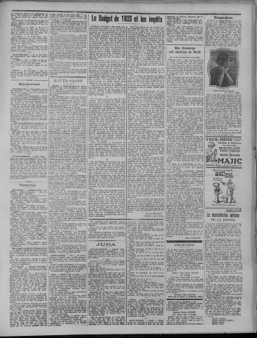 11/06/1923 - La Dépêche républicaine de Franche-Comté [Texte imprimé]