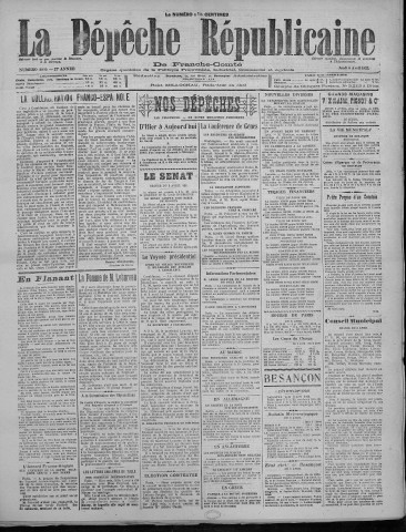 06/04/1922 - La Dépêche républicaine de Franche-Comté [Texte imprimé]