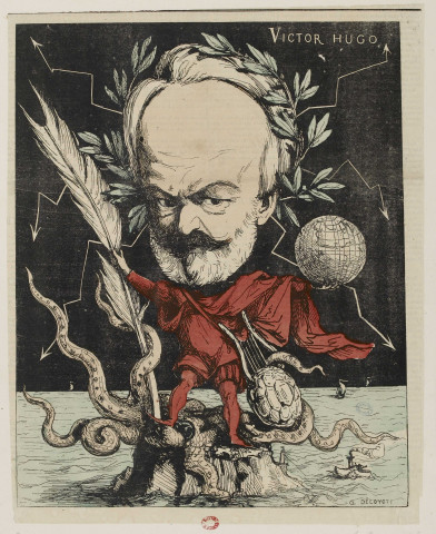 Victor Hugo [image fixe] / Gillot. sc ; G. Déloyoti 1867