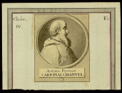 Antoine Perrenot de Granvelle, cardinal. Buste, de profil droit [dessin] , [S.l.] : [s.n.], [1800-1899]