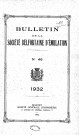 01/01/1932 - Bulletin de la Société belfortaine d'émulation [Texte imprimé]
