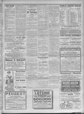 15/06/1908 - La Dépêche républicaine de Franche-Comté [Texte imprimé]
