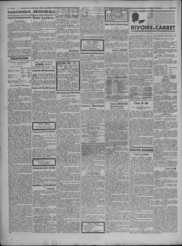 19/02/1936 - Le petit comtois [Texte imprimé] : journal républicain démocratique quotidien
