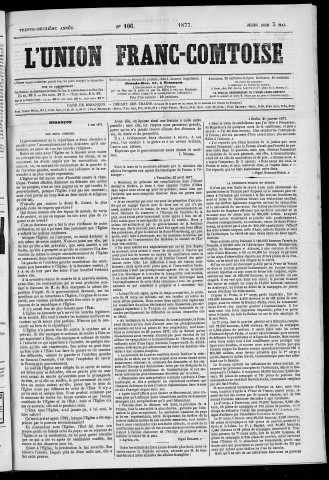 03/05/1877 - L'Union franc-comtoise [Texte imprimé]