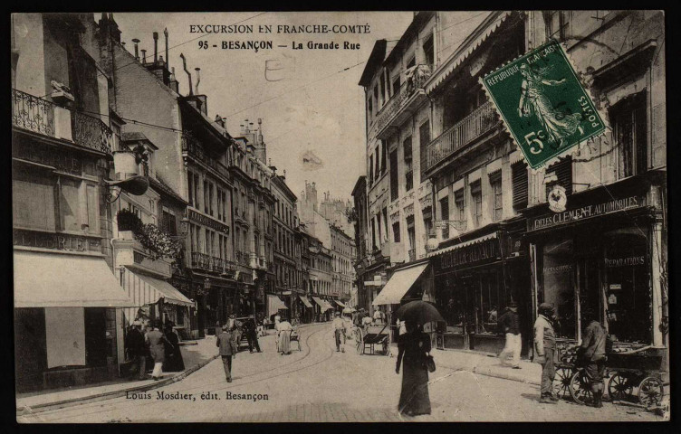 - Besançon - La Grande Rue [image fixe] , Besançon : Louis Mosdier, édit.,