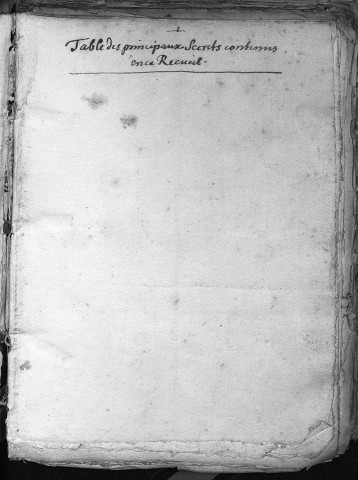 Ms Chiflet 132 - « Recueil manuscrit de divers secrets », formé par Jules Chiflet
