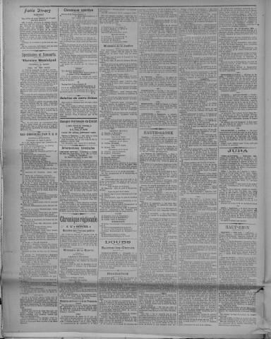 05/01/1925 - La Dépêche républicaine de Franche-Comté [Texte imprimé]