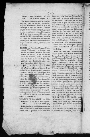 01/09/1798 - Le Nouvelliste littéraire [Texte imprimé]