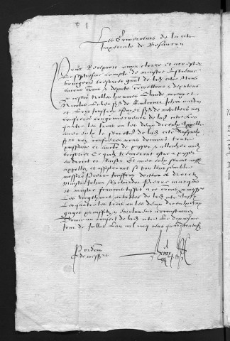 Comptes de la Ville de Besançon, recettes et dépenses, Compte de Estienne Bourgeois (1er janvier - 31 décembre 1549)
