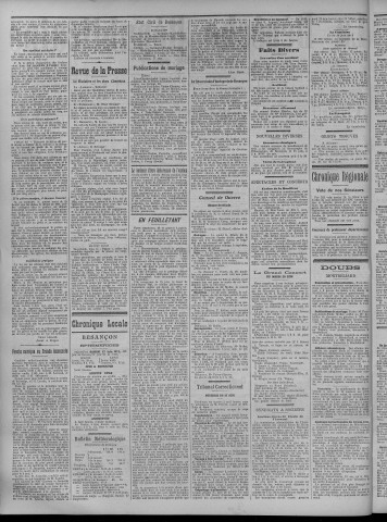 17/06/1911 - La Dépêche républicaine de Franche-Comté [Texte imprimé]