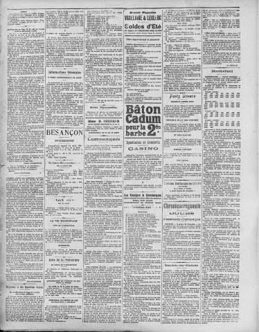 14/08/1926 - La Dépêche républicaine de Franche-Comté [Texte imprimé]