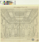 Salon du palais du calife Haroun à Bagdad, premier décor de l'acte II du "Dormeur éveillé", opéra-comique créé à Fontainebleau le 14 novembre 1783. Projet de décor de théâtre / Pierre-Adrien Pâris , [S.l.] : [P.-A. Pâris], [1700-1800]