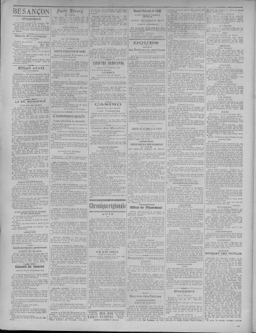 20/12/1922 - La Dépêche républicaine de Franche-Comté [Texte imprimé]
