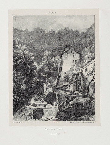 Vallée de Consolation [estampe] / Lith. de Engelmann, rue du Faub. Montmartre N° 6, Villeneuve 1827 , [Paris] : [s.n.], 1827