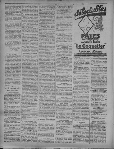 12/11/1928 - La Dépêche républicaine de Franche-Comté [Texte imprimé]