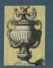 Urne décorée, avec couvercle et anses / Simon Challes , [S.l.] : [S. Challes], [1700-1800]