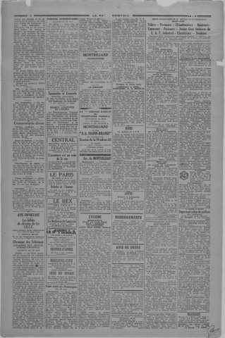 20/05/1944 - Le petit comtois [Texte imprimé] : journal républicain démocratique quotidien
