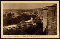 Besançon-les-Bains. Bastion de Beauregard et gare de la Mouillère [image fixe] , Mulhouse : Braun & Cie, 1904/1930