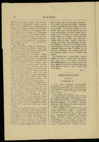 Le clairon [Texte imprimé] : journal français de Salonique