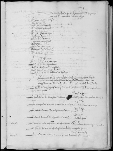 Registre des délibérations municipales 1er janvier 1600 - 23 juin 1603
