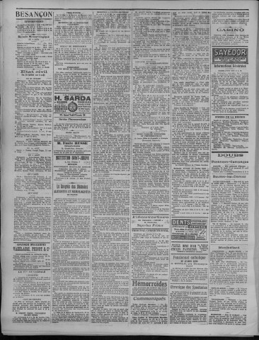 05/08/1923 - La Dépêche républicaine de Franche-Comté [Texte imprimé]