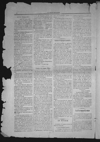 23/10/1881 - Le Petit bisontin [Texte imprimé]