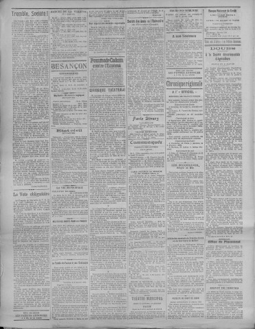 09/01/1923 - La Dépêche républicaine de Franche-Comté [Texte imprimé]