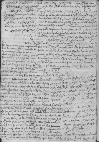 Ms Granvelle 81 - « Lettres de Joachim Hopperus, apostillées de la main de Philippe second... Tome VI. » (1er janvier 1576-28 septembre 1576)