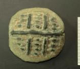 amulette plaquette avec six registres de yeux-oudjat