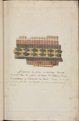 Ms Baverel 15 - « Recueil de monuments antiques trouvés dans la Séquanie », par l'abbé J.-P. Baverel